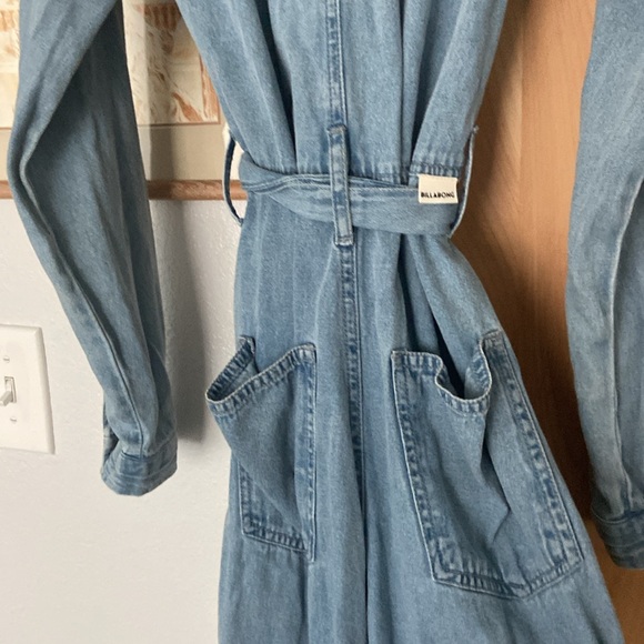 BILLABONG Salty Blonde Denim Jumpsuit-Sm. ***ADORABLE*** Excellent Condition! - Picture 9 of 9